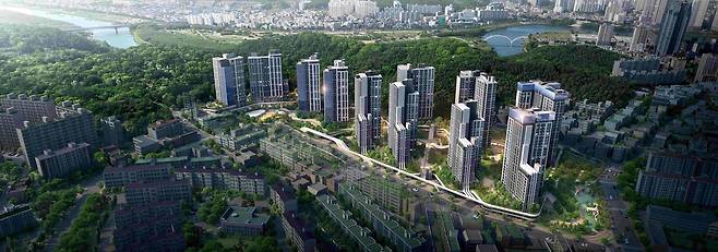 래미안 엘리미엄 울산 조감도  [삼성물산 제공]