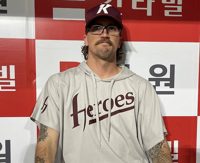 키움 히어로즈 왼팔 투수 라클란 웰스 [촬영 이대호]