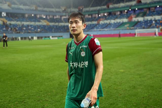 김문환 대전하나시티즌 선수. 대전하나 제공