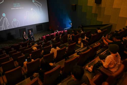 ◇2025 춘천영화제의 ‘클로즈업’ 부문에 초청된 양우석 감독. 올해 ‘클로즈업’ 부문은 지난 28일과 29일 메가박스 남춘천서 주성철 씨네플레이 편집장이 진행으로 열렸다. 사진=춘천영화제 제공