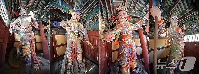 보은 속리산 법주사 사천왕상(四天王像) (보은군 제공, 재판매 및 DB금지) /뉴스1