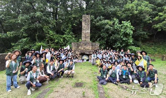 통일부 국립통일교육원 한반도통일매레센터가 지난 27~29일 해외 및 국내 대학생 100여 명을 초청해 '한반도 평화의 발걸음' 행사를 진행했다.(통일부 제공)