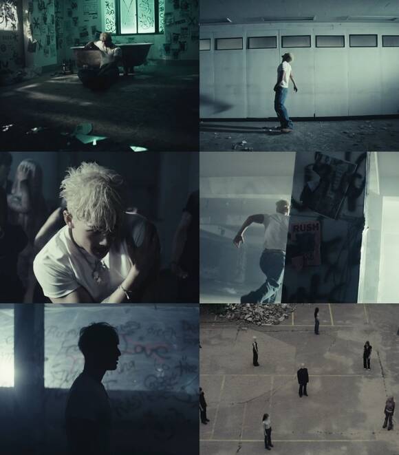 백호가 비주얼 피스 영상을 통해 신곡 'RUSH'를 공개했다. /TEAM 백호