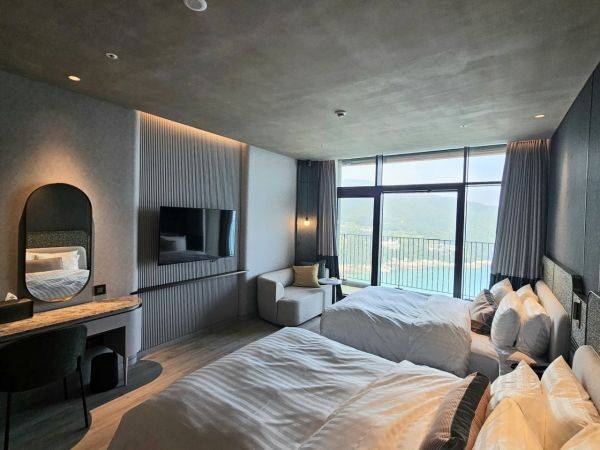 쏠비치 남해 호텔 내 디럭스 오션뷰 평형 객실. 박재현 기자