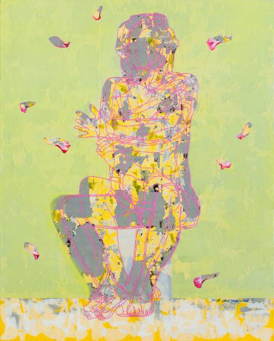 신중덕 작가 '만화경(Kaleidoscope)', 162.0x130.3㎝, 2014, 이응노미술관 제공