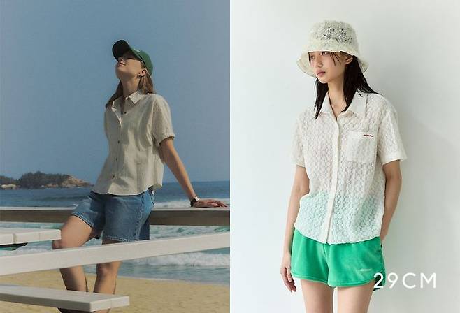 29CM, 여름 반소매 셔츠 거래액 전월비 56% 급증. ⓒ29CM