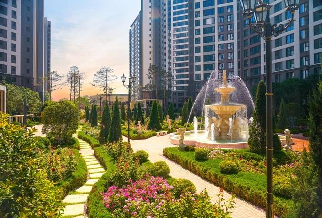 유럽형 장미정원 퀀즈가든 실제 모습