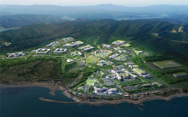 경북 경주시 감포읍 대본리에 조성될 한국원자력연구원 문무대왕과학연구소 조감도. 한국원자력연구원 제공