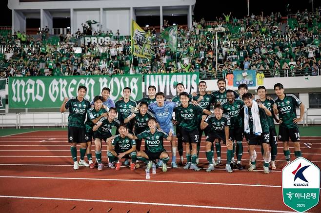 전북 현대 선수단. 사진=프로축구연맹