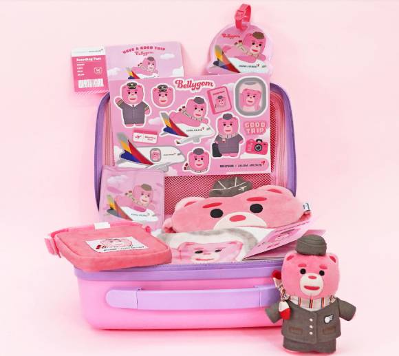 아시아나항공 X 벨리곰 트래블백 세트 [사진=아시아나항공]