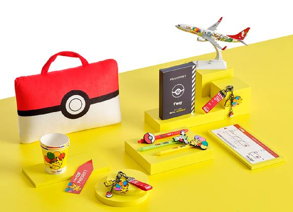 포켓몬 굿즈 세트 [사진=티웨이항공]