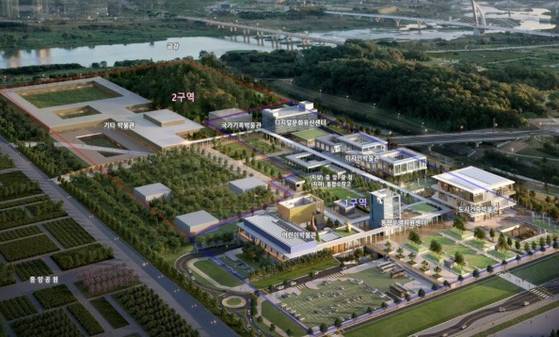 세종시 국립박물관단지 조감도. [사진 행정중심복합도시건설청]