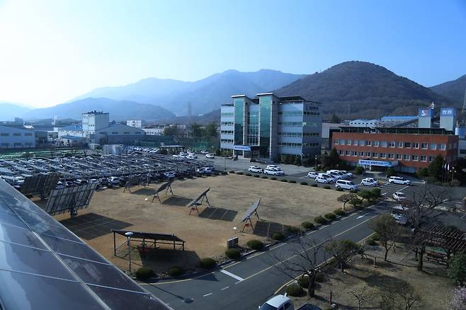 경남에너지 본사 전경