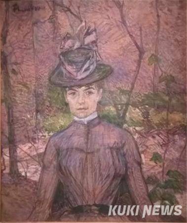 툴루즈 로트렉, 화가 수잔 발라동의 초상화, 1885, 부에노스아이레스 국립 미술관&nbsp;