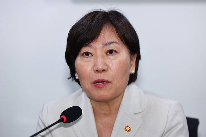 송미령 농림축산식품부 장관. 연합뉴스