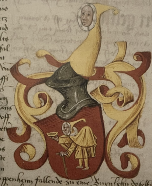 “서민의 자식을 우리 가문의 일원으로 인정할 수 없지.” 구텐베르크 아버지 겐스플라이시 가문의 문장.