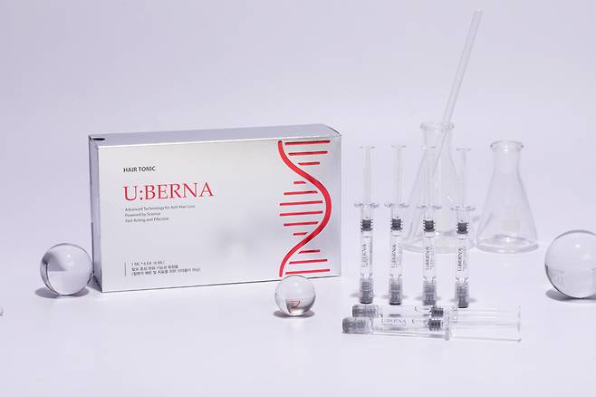올릭스의 탈모증상 완화 기능성 화장품 '유베르나'(U:BERNA)/사진제공=올릭스
