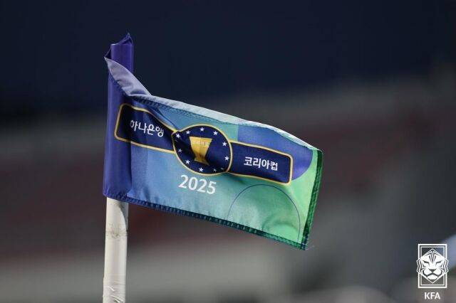 코리아컵 엠블럼 깃발 ./대한축구협회