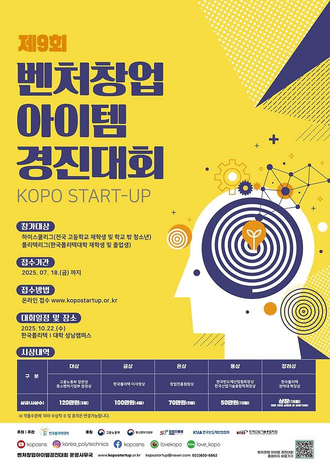 붙임_대회 안내 포스터[한국폴리텍대학 제공]