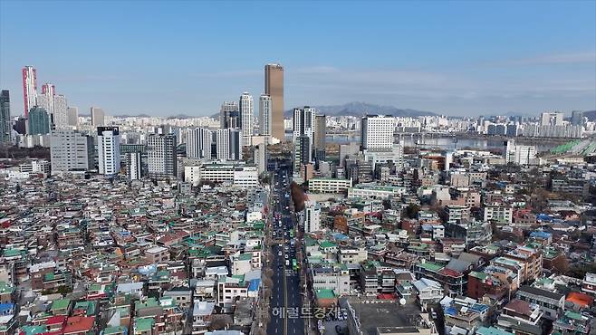 서울 동작구 노량진 일대. [윤병찬PD]