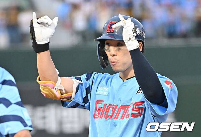 [OSEN=부산, 이석우 기자]  롯데 자이언츠 김동혁  / foto0307@osen.co.kr