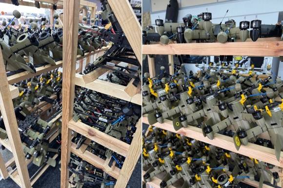 우크라이나 드론 업체 ‘와일드 호넷’이 생산한 요격 드론과 일인칭 시점(FPV) 드론. 출처=와일드 호넷 텔레그램