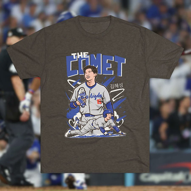 김혜성 티셔츠. 다저스 네이션 SNS
