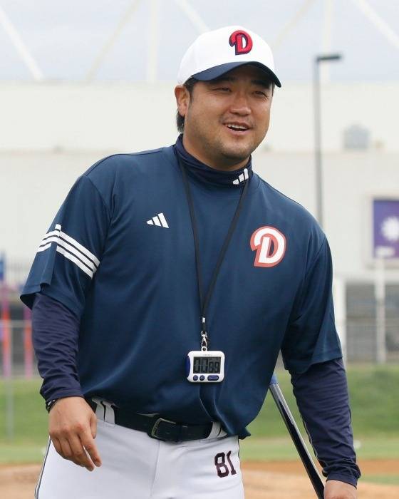 박석민 전 코치. /사진=두산 베어스