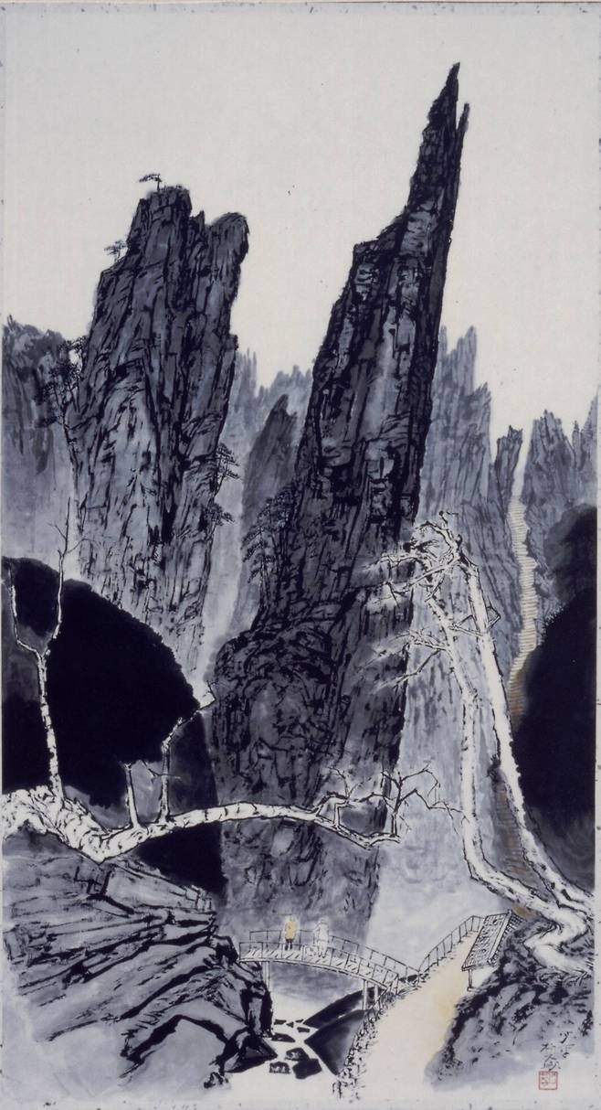 박대성作 ‘삼선암’