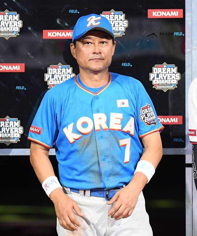 일본 홋카이도 에스콘필드에서 열린 한일 드림 플레이어즈 게임 MIP에 선정된 이종범. 홋카이도(일본)=사진공동취재단2024.07.22