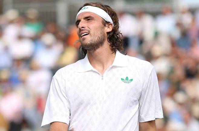 윔블던 1회전에서 경기를 포기한 스테파노스 치치파스