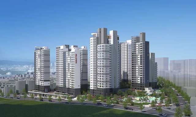 서울 구로구 고척동에 조성되는 '고척 푸르지오 힐스테이트' 투시도. [대우건설 제공]