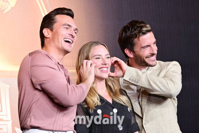 영화 '쥬라기 월드: 새로운 시작' 내한 기자간담회/곽경훈 기자 kphoto@mydaily.co.kr