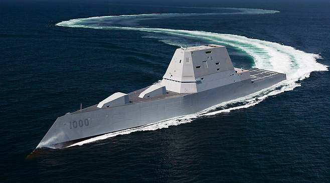 미국 전전기 함정인 줌왈트급 구축함  [위키백과 캡처]