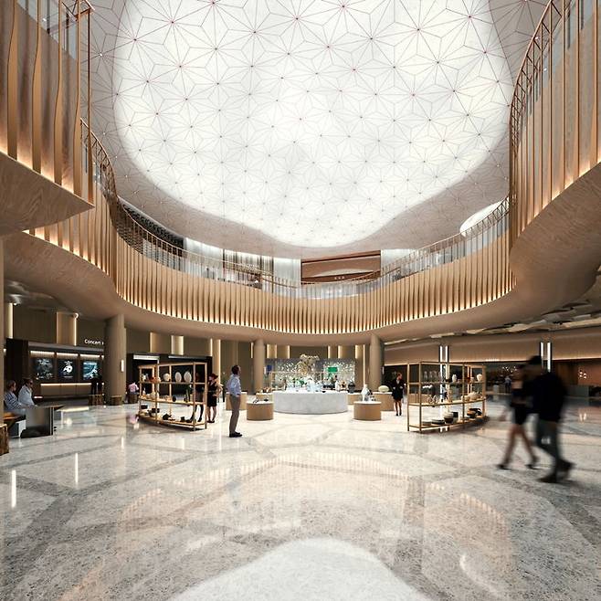 [서울=뉴시스] 더파크사이드 스위트 B1F 호텔. (사진=일레븐건설 제공) 2025.07.01. photo@newsis.com *재판매 및 DB 금지