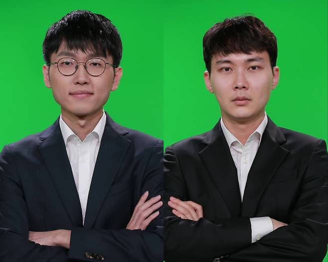 대한민국 바둑랭킹 1위인 신진서 9단(사진 왼쪽)과 2위 박정환 9단. 한국기원 제공