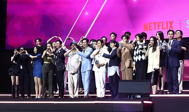 ‘오징어 게임 시즌3’  대표 배우들. 연합뉴스 제공.