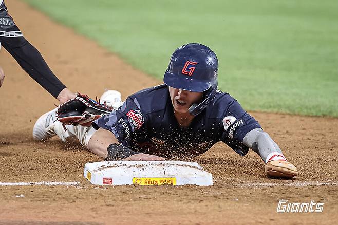 ▲ 전민재 ⓒ롯데 자이언츠