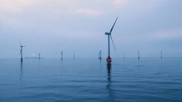 전북 부안군 서남권 해상풍력 발전 모습./사진=전북일보DB.