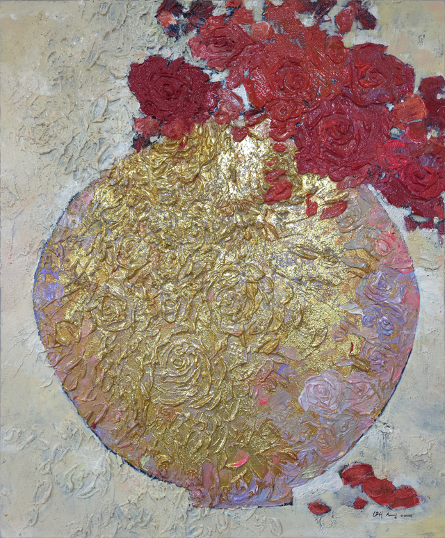 배성예 작, '적화(赤花)8', 2025, 참꽃갤러리 제공