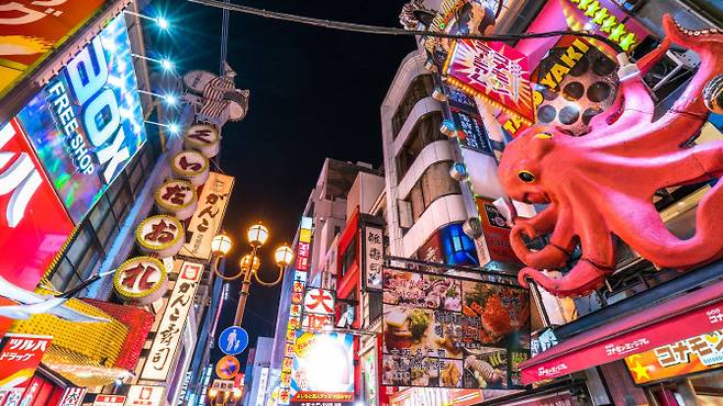 오사카 도톤보리의 대형 간판 (사진=일본정부관광국)