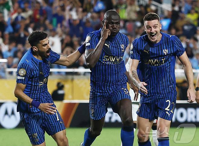 맨시티를 꺾은 알힐랄ⓒ 로이터=뉴스1