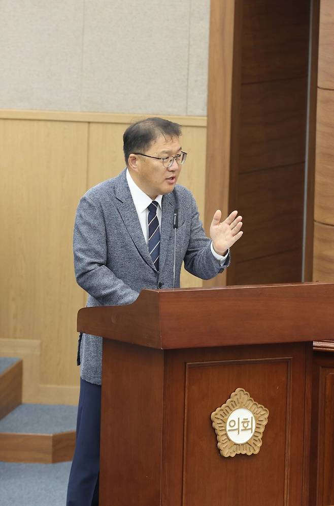 장금용 창원시장 권한대행. 연합뉴스