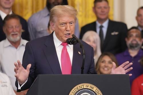 트럼프 대통령. AP 연합뉴스