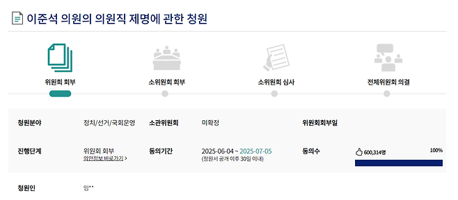 사진=국민동의 청원