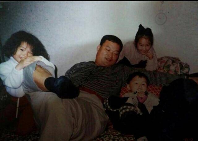 과거에 찍은 김혜진씨 가족사진. 김씨 제공