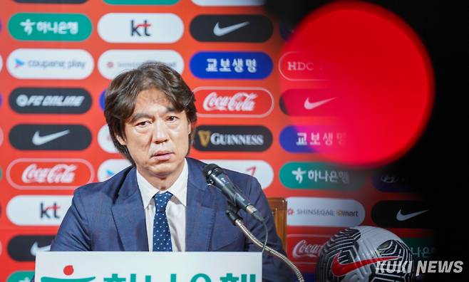 홍명보 감독. 유희태 기자