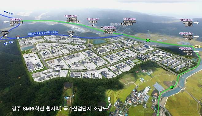 경주SMR 조감도./사진제공=경북도