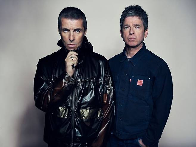 오아시스(Oasis) 리암 갤러거(왼쪽)와 노앨 갤러거. Simon Emmett