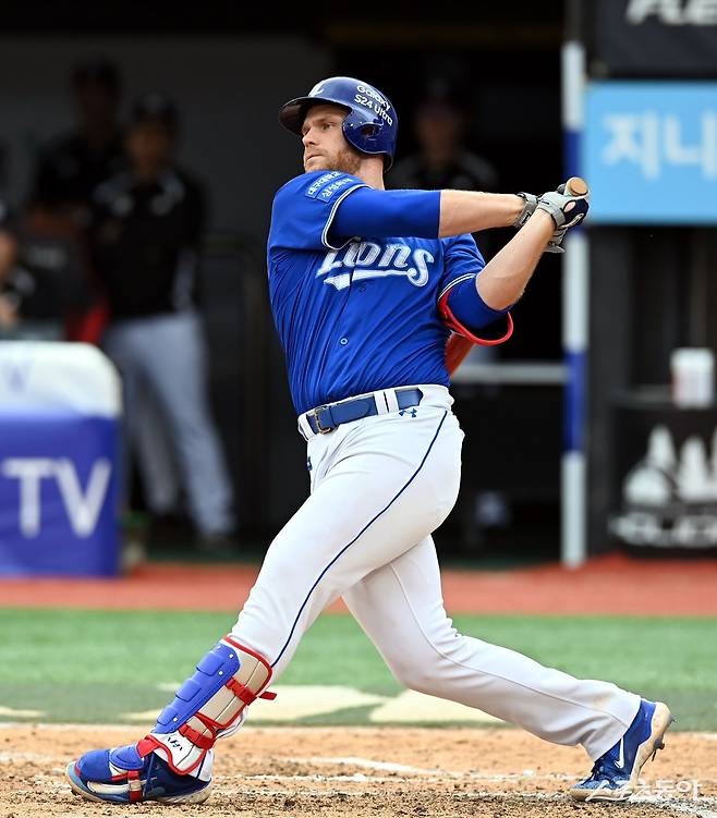 2024시즌 삼성 라이온즈에서 뛰었던 데이비드 맥키넌이 은퇴를 선언했다. 스포츠동아 DB